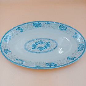 Mua Dĩa xoài Sứ Sâu Lòng Viên Xanh Kích Thước 20 * 30 * 6 cm