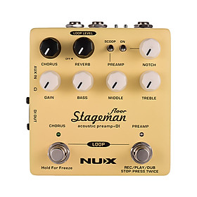 Bàn Phím Điều Khiển Hiệu Ứng NUX Hợp Xướng Reverb Freeze 60S Loop Cho Đàn Guitar Acoustic