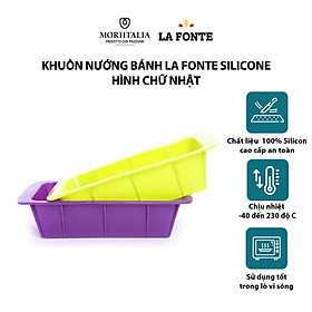 Khuôn nướng bánh La Fonte silicon hình chữ nhật YY20790