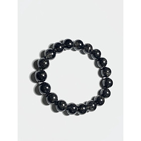 vòng tay thạch anh tóc đen full tóc 10mm tự nhiên 