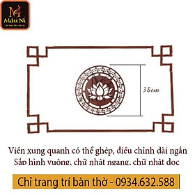 Mua Ốp trang trí bàn thờ MÂU NI dùng dán sau bàn thờ gia tiên  tủ thờ  bàn thờ chung cư