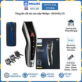 Tông đơ cắt tóc cao cấp Philips HC9420/15 - Hàng Chính Hãng 