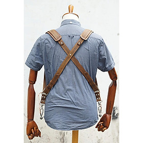 Mua Dây Đeo 2 Máy Ảnh - Double Strap Da Bò Handmade TA5002
