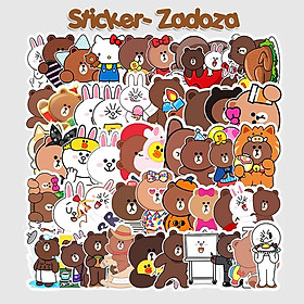 Sticker cute, dễ thương mẫu HOT nhất dán trang trí laptop, mũ nón bảo hiểm, vali, xe tay ga, ván trượt