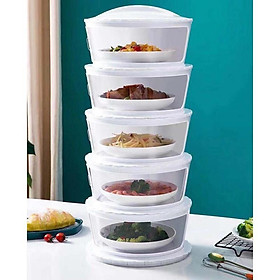 Lồng bàn giữ nhiệt 5 tầng mẫu mới nhất 2021