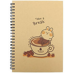 Sổ Teen Lò Xo Bunny Coffee - The Sun