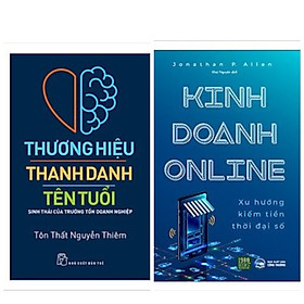 Combo 2 cuốn kinh doanh: Kinh Doanh Online+Thương Hiệu - Thanh Danh - Tên Tuổi