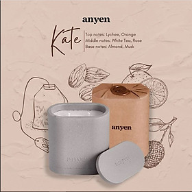 Mua Nến thơm - Kate (scent of White Tea & Lychee) - ANYEN CANDLE