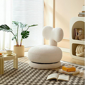 Mua Ghế sofa đơn Low Chair bọc vải long cừu cao cấp Tundo HSDCT-08