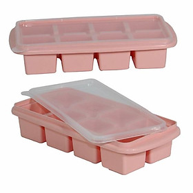 Mua Bán Sỉ Khay đá nắp đậy 8 viên