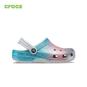 Giày lười trẻ em Crocs FW Classic Clog Toddler Glitter Shimmer Multi