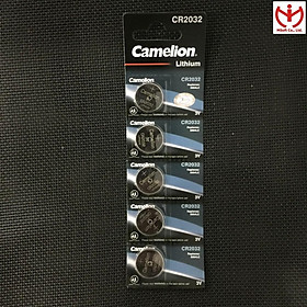 Pin Lithium CR2032 3V hiệu Camelion vỉ 5 viên - MSOFT
