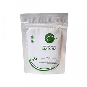 Bột Trà Xanh Nguyên Chất Fuji Matcha Hè 30g - Đắp mặt, trị mụn, dưỡng trắng da, làm bánh, kem, đồ uống. Hàng chính hãng, 100% tự nhiên