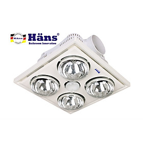 Đèn sưởi nhà tắm Hans 4 bóng H4B176 Hàng chính hãng