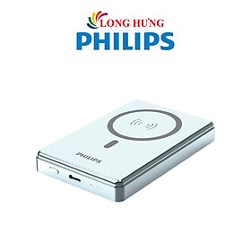 Sạc dự phòng từ tính không dây Philips Magnetic Wireless 10000mAh DLP3920 - Hàng chính hãng