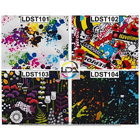 Mua Combo Film Carbon Sticker in chuyển nước + chai xịt kích hoạt tan film