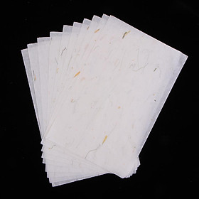 10Pcs Handmade Xuan Paper Washi Paper Stationery Paper Marigold Style