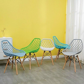 Mua Ghế Nhựa Eames Chân Sắt Đủ Mẫu