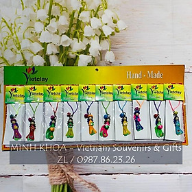 Mua Combo 10 Dây Treo Dây Đeo Điện Thoại Phụ Kiện Điện Thoại Móc Khóa Móc Đeo Điện Thoại Hình Áo Dài Dễ Thương