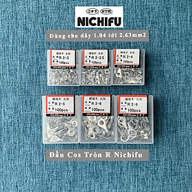 Mua Đầu cos tròn R2 Nichifu Nhật Bản - Dạng tròn loại trần - Cho dây 1.04~2.63mm2 - R2-3 R2-3.5 R2-4 R2-5 R2-6 R2-8