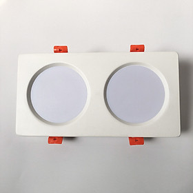 Mua Đèn LED ENA âm trần đôi downlight DTD công suất 7Wx2 9Wx2 vỏ trắng vỏ đen