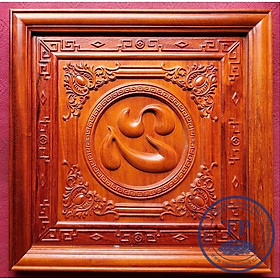 Mua Tranh gỗ hương đục - mẫu chữ Tâm