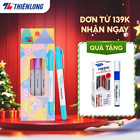 Bút dạ quang màu Pastel Thiên Long Pazto HL-016 - Bút dạ quang rửa được - Không để lại vết khi Photocopy ()