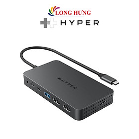 Cổng chuyển đổi HyperDrive Next 7-in-1 USB-C Dual Monitors HD7002GL - Hàng chính hãng