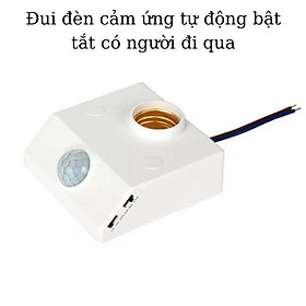 Mua Đui đèn cảm biến chuyển động hồng ngoại LOẠI TỐT NÚT GẠT điều chỉnh thời gian sáng và độ sáng