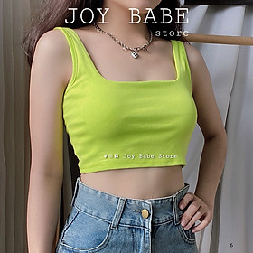 Áo 2 dây croptop kiểu JOY BABE  áo hai dây nữ thun xịn hack dáng co giãn 4 chiều, crop top sexy form ôm CROH 6 -5F