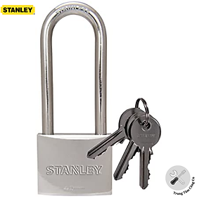 Mua Ổ Khóa Stanley USA  Chrome trắng  càng dài  rộng 40mm- S742-016