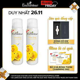 Combo 2 Xịt khử mùi Enchanteur Charming/ Sensation/ Delightful/Romantic/Magic 150ml/Chai