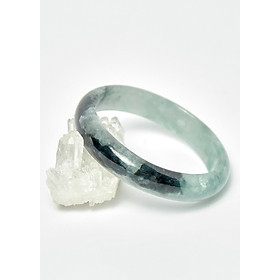 Vòng cẩm thạch xanh lá bản hẹ ni 54 mệnh hỏa, mộc - Ngọc Quý Gemstones