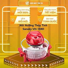 Mua Nồi nướng thủy tinh Sanaky VH-188D 15 lít - Hàng chính hãng