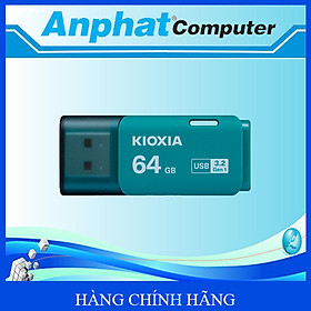 USB KIOXIA 64GB U301 USB 3.2 Gen 1 Xanh nhạt (LU301L064GG4) - Hàng chính hãng