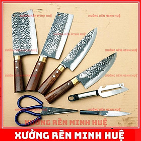 Mua Bộ dao nhà bếp đa năng nhíp nga cao cấp   làng nghề rèn phúc sen