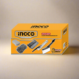 BỘ 5 MÓN DỤNG CỤ VỆ SINH XE INGCO AMGF0501 - HÀNG CHÍNH HÃNG
