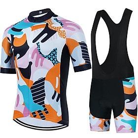 Đàn ông đi xe đạp 2023 Đội Cyklopedia Đàn ông đạp xe đua xe đạp phù hợp với quần áo xe đạp leo núi thoáng khí Color: Pic color Size: Asian size - 4XL