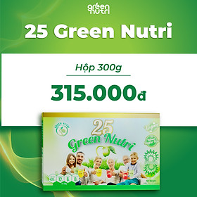 Sữa hạt ngũ cốc 25 Green Nutri hộp 300g (12 gói)