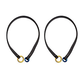 2 Pieces Tree Arborist Climbing Rope Friction SaverLoop Gear Equipment 120cm
