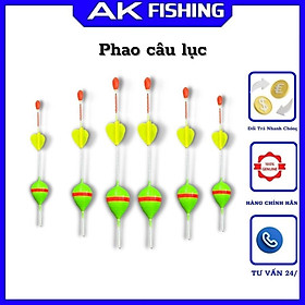 Phao câu lục câu cá ngày đêm xa bờ đầu cần dài 18cm  chất lượng giá rẻ nhiều màu AKA FISHING