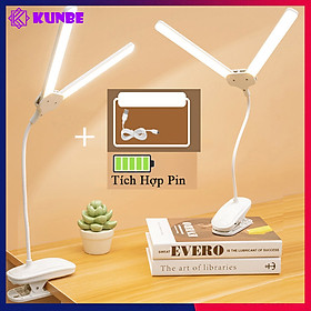 Mua Đèn LED Để Bàn Học  Bàn Làm Việc  Thiết Kế Sáng Tạo Với 2 Thanh Led Rời Cảm Ứng Tích Hợp Pin Gắn Được Ở Nhiều Vị Trí Linh Hoạt  Tiết Kiệm Không Gian - Hàng Chính Hãng KUNBE