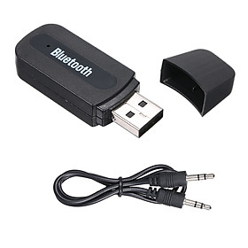 Practical USB Wireless BT 3.5mm Aux Audio Stereo Car Music Receiver Adapter
