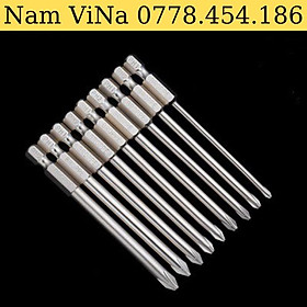 Mua Bộ 9 Mũi Vít Bốn Cạnh Chất Liệu Thép Nhật Không Rỉ Dùng Cho Máy Bắt Vít