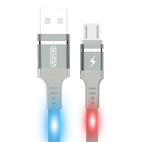 Mua Cáp sạc USB-Micro 2.4A & Data đèn LED chớp theo âm thanh A181 - Hàng chính hãng