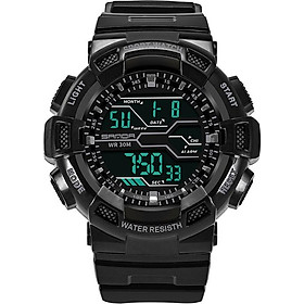 Đồng Hồ Nam SANDA 378 Kháng Nước Chuẩn Quân Đội - Màu Đen SIÊU ĐẸP SIÊU CHẤT