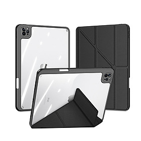 Bao Case Da Dành Cho iPad Pro 11 inch M1/ M2 2018 / 2022 / 2021 / 2022, Dux Ducis Magi Series, Fullbox, Có Khe Bút, Wake-up - Hàng Chính Hãng