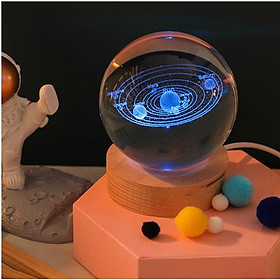 Mua Đèn Ngủ 3D Quả Cầu Pha Lê Phát Sáng Ánh Sáng Xanh  Quà Tặng Sinh Nhật  Quà Lưu Niệm  Qùa Tặng Giáng Sinh  Người Thân