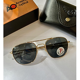 Kính râm nam Cơn Ao Tròng thủy tinh phân cực chống chói lóa cao cấp