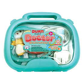 Bộ Đồ Chơi Bác Sĩ - Màu Xanh Có Đèn Và Âm Thanh Giả Lập